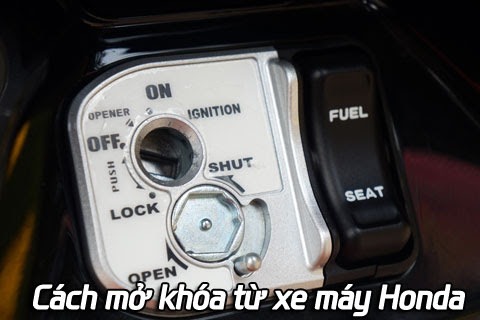 Mở Nắp Từ Xe Máy